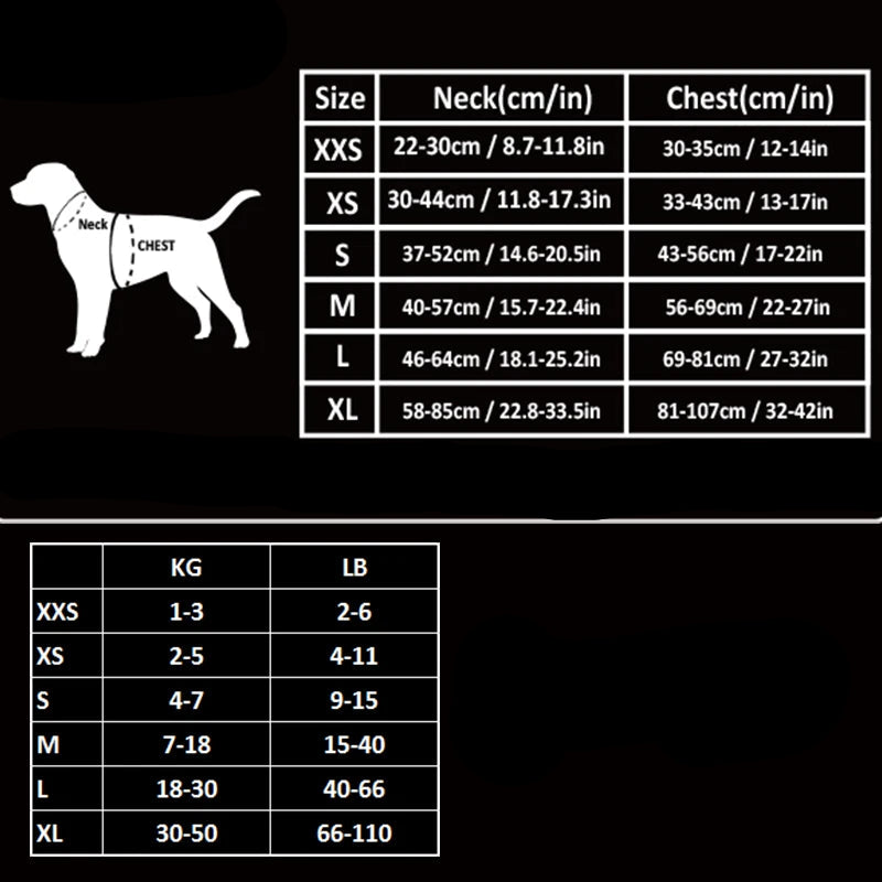 Harnais chien taille M