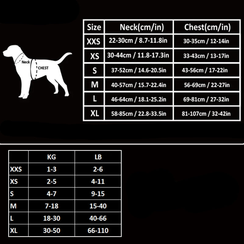 Harnais chien taille S
