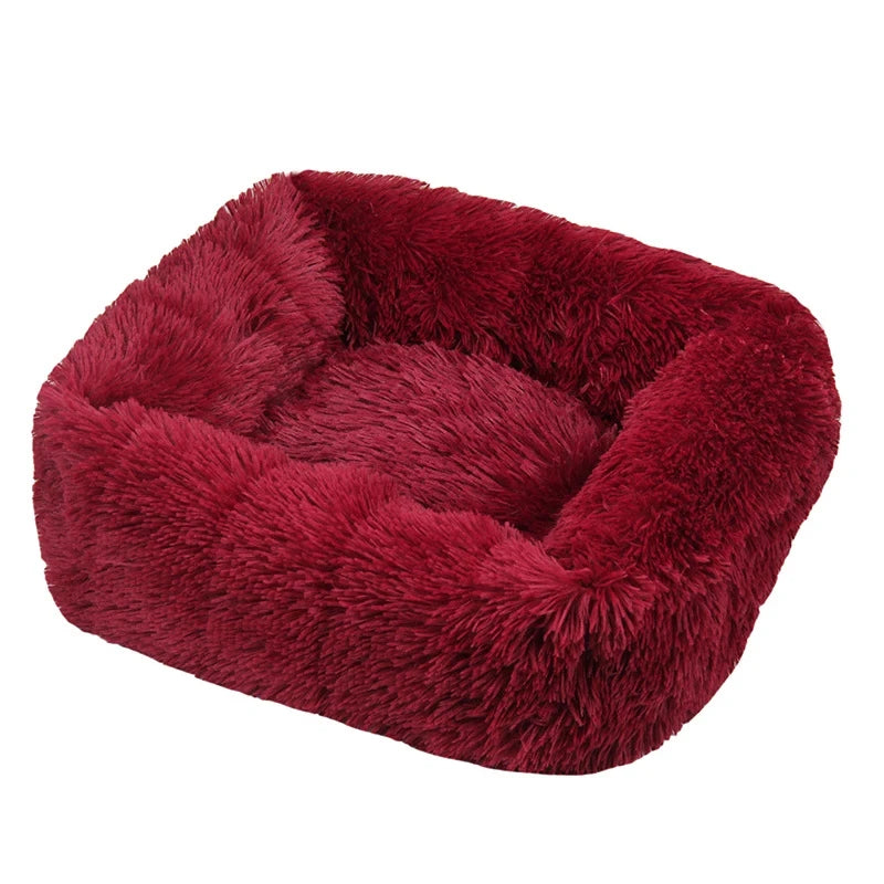 Coussin chien fourrure
