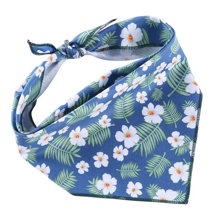 Bandana pour chien florale