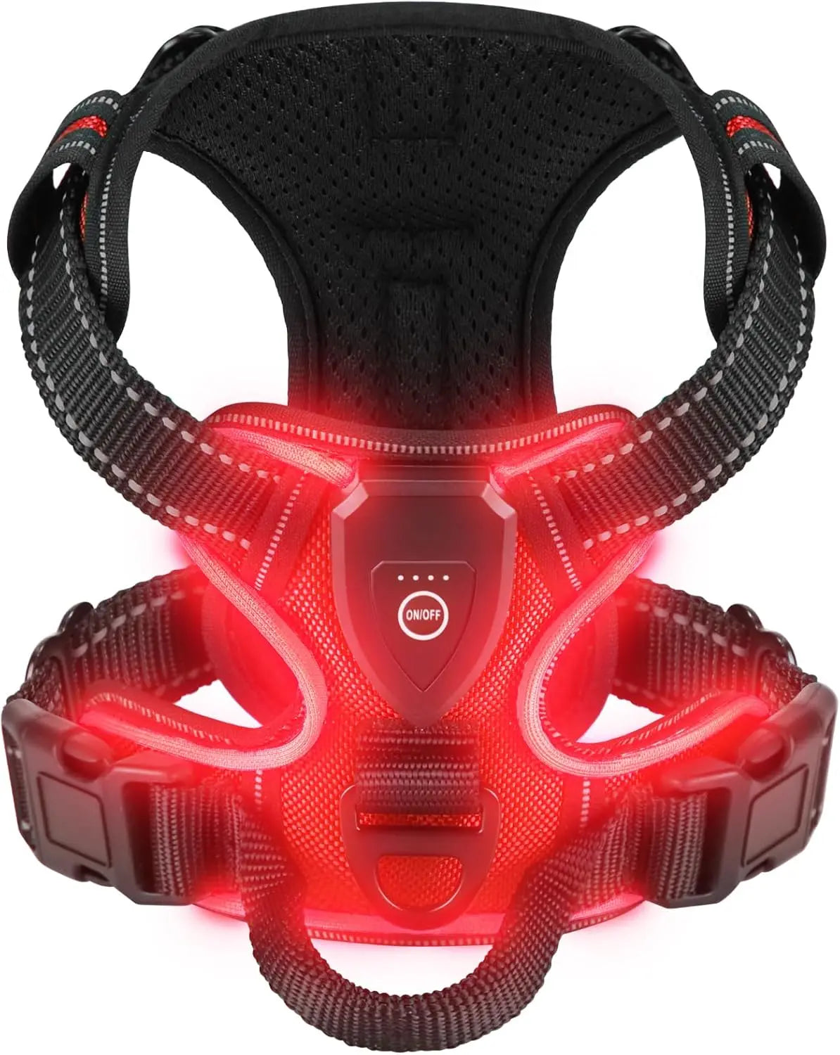 Harnais lumineux chien