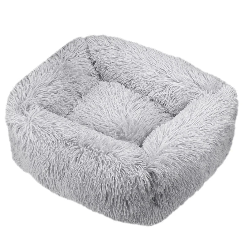 Coussin chien fourrure