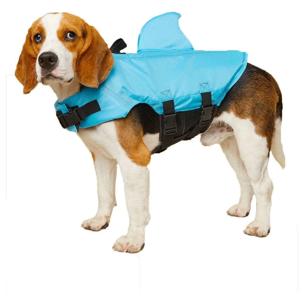 Gilet de sauvetage chien requin