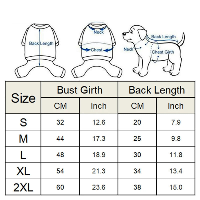 Combinaison imperméable chien