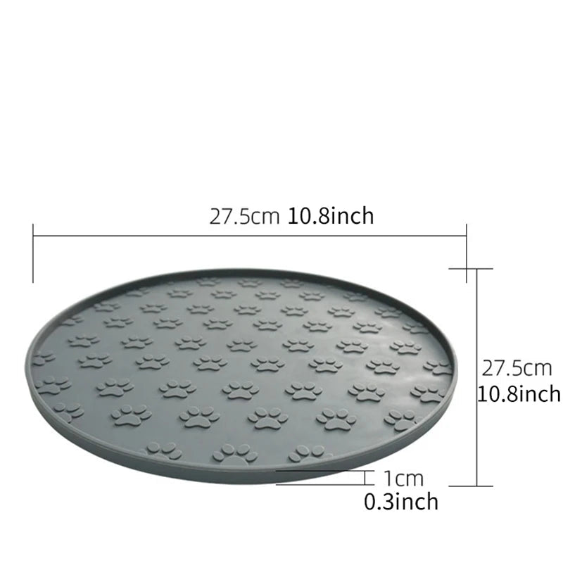 Petit tapis gamelle chien