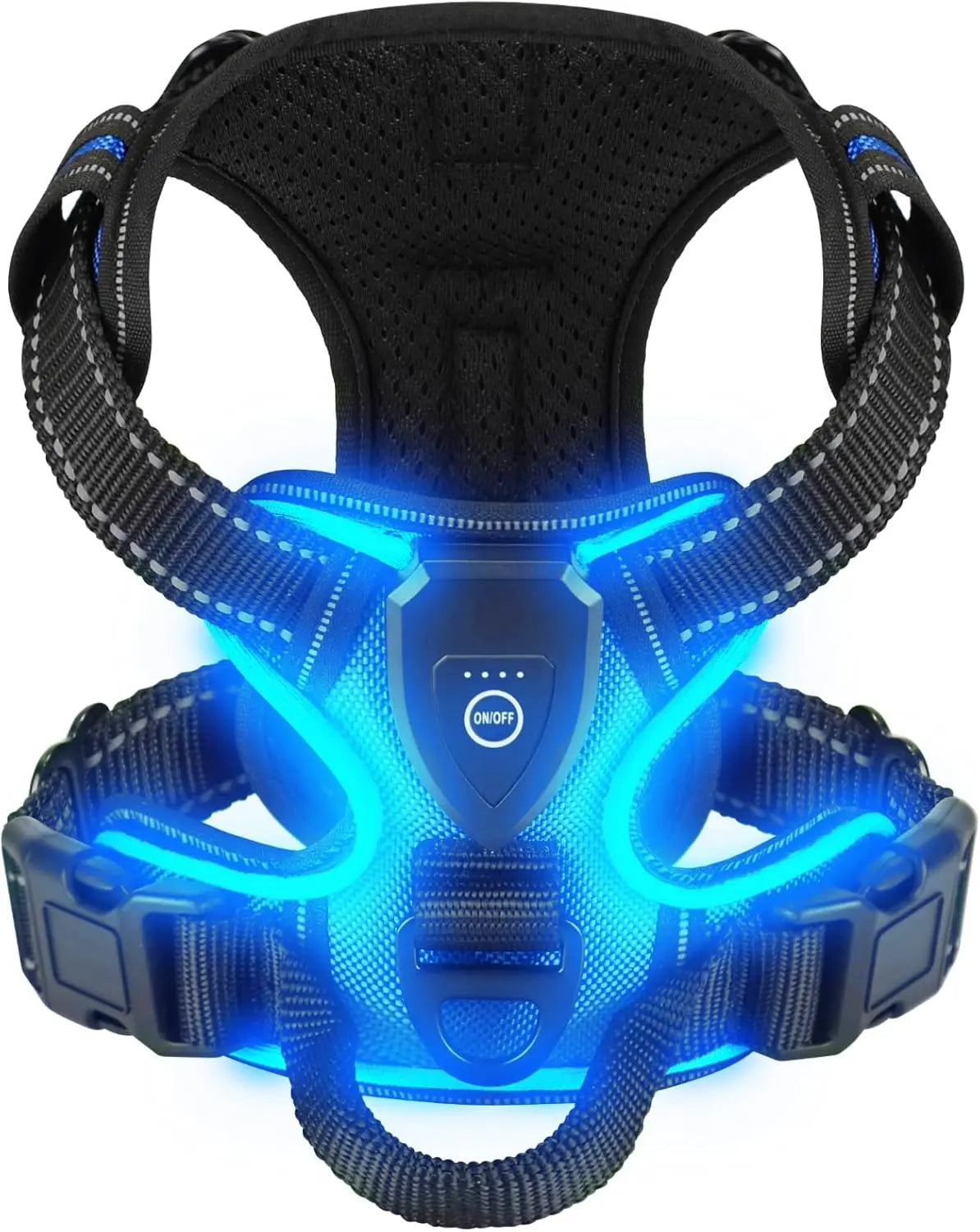 Harnais lumineux chien