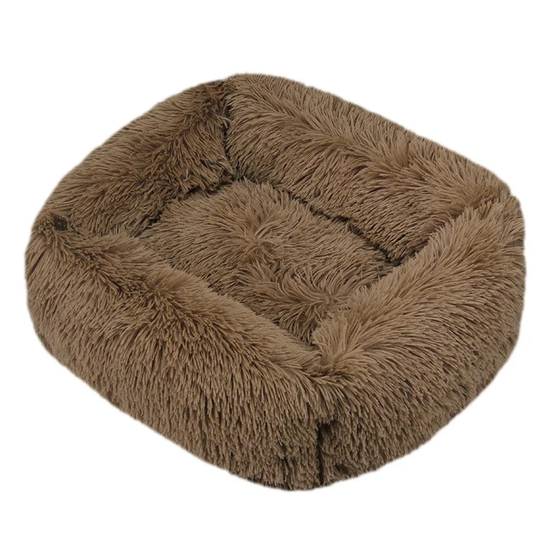 Coussin chien fourrure