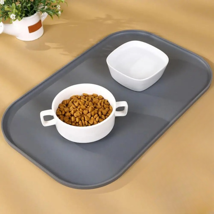 Tapis gamelle eau chien