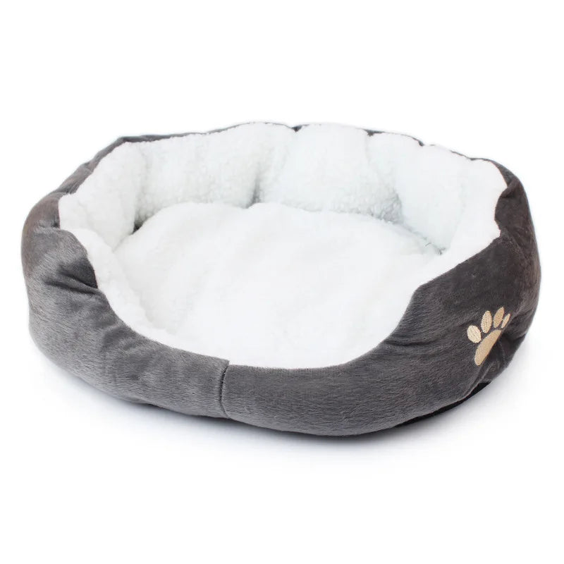 Panier chiot gris
