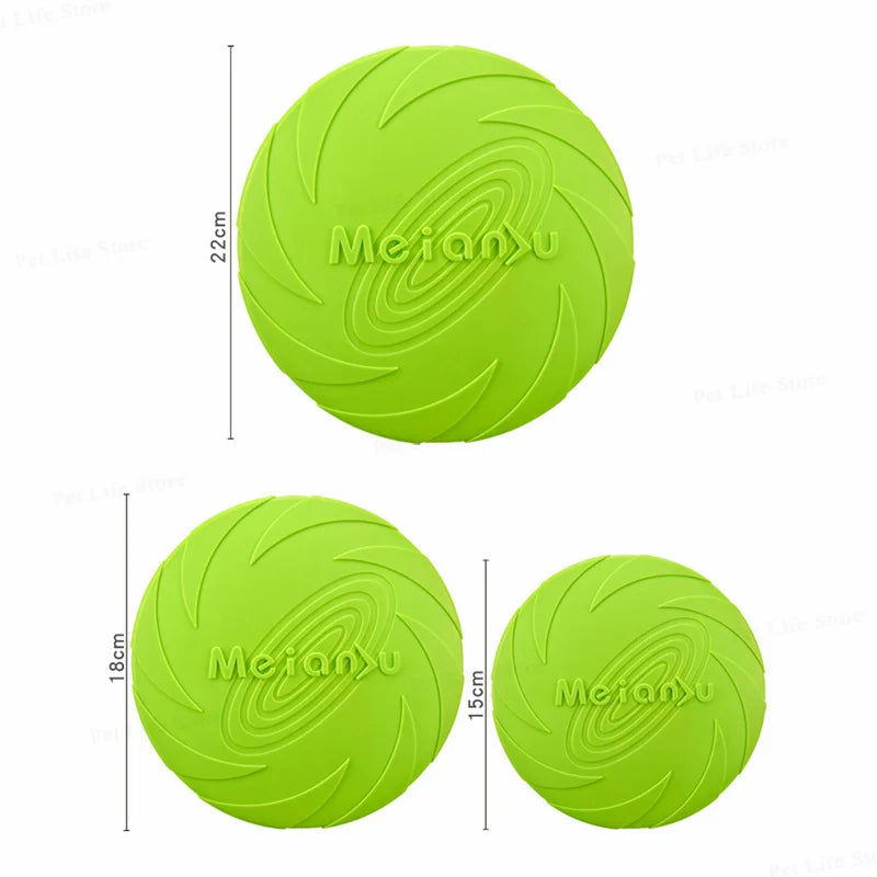 Frisbee chien souple