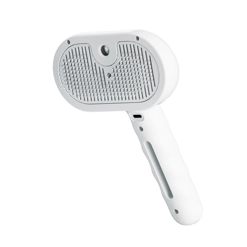 Brosse chien poil long vapeur