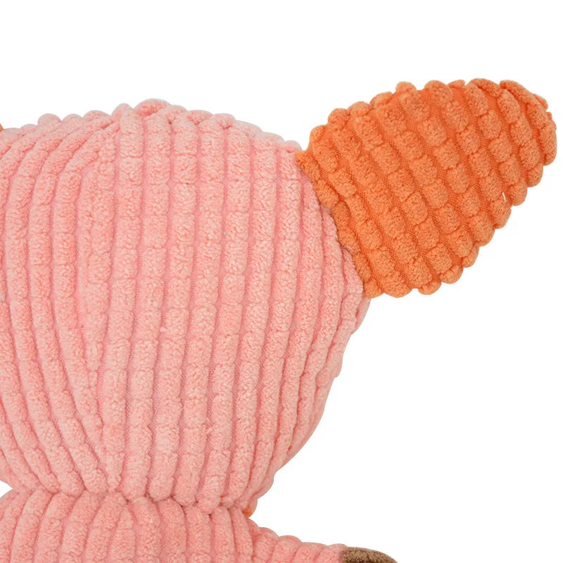 Peluche cochon pour chien