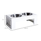 Gamelle inox chien avec support