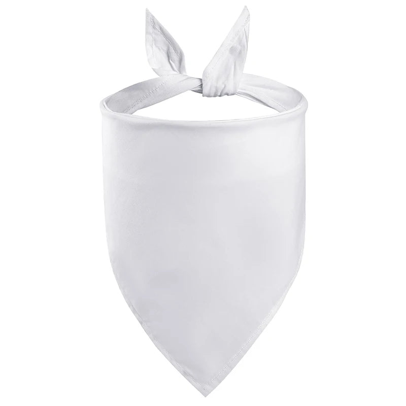Bandana blanc pour chien