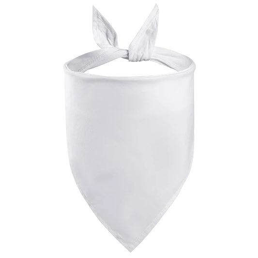 Bandana blanc pour chien