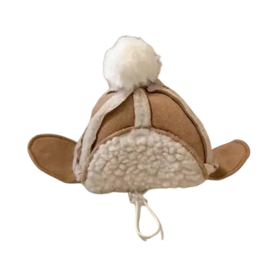 Bonnet chien neige