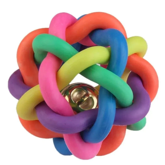 Balle multicolore chien