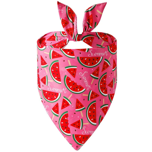 Bandana rose chien