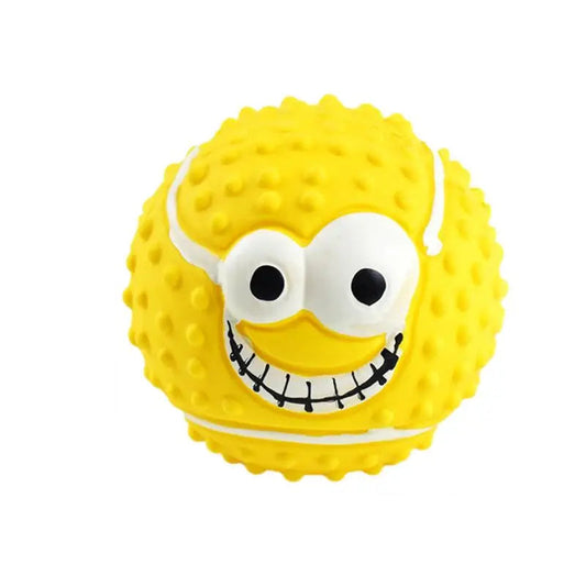 Balle jaune pour chien