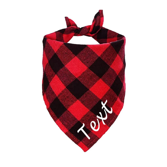 Collier bandana chien personnalisé