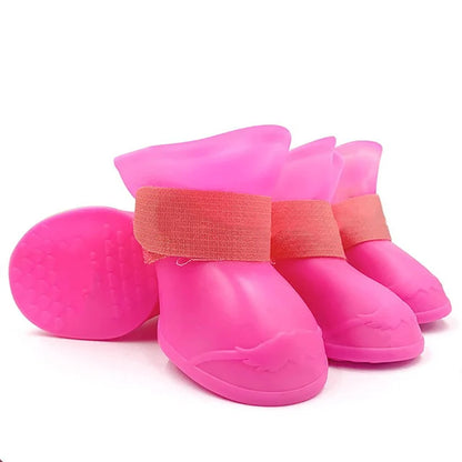 Bottes caoutchouc chien