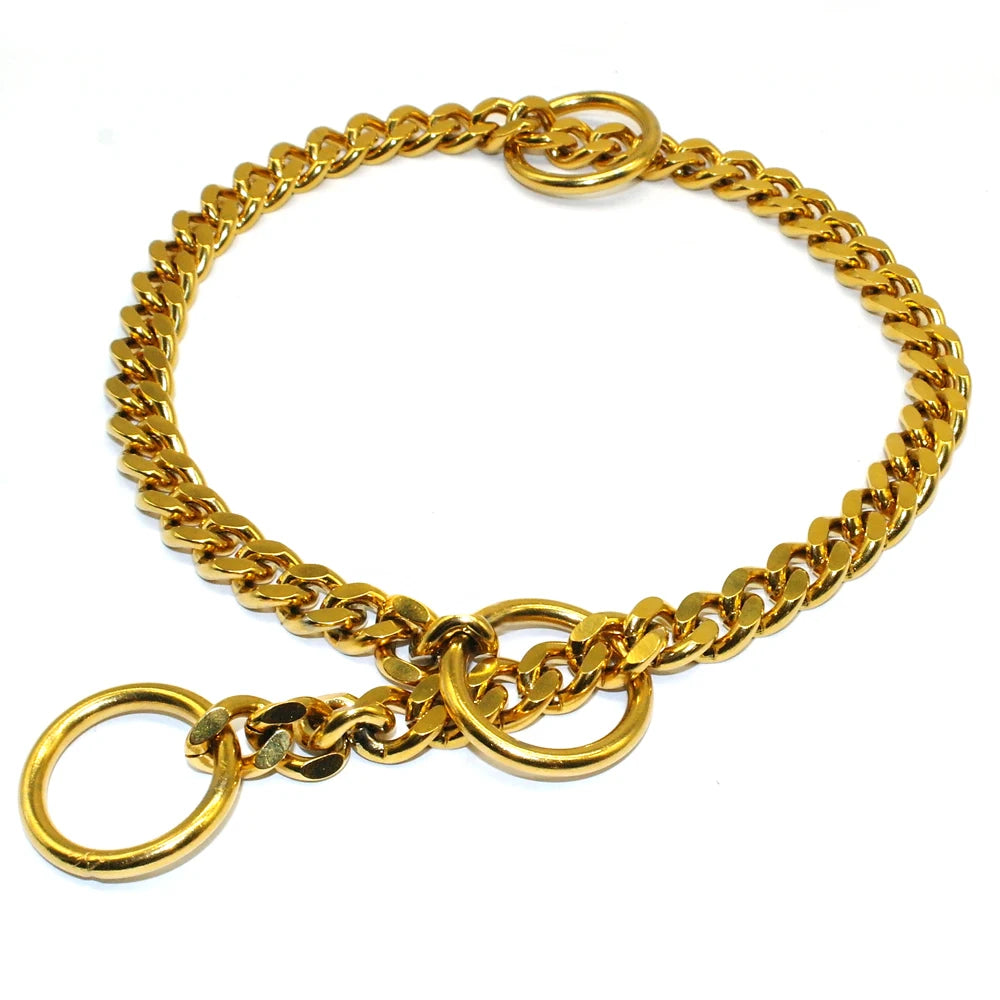 Collier semi étrangleur chien