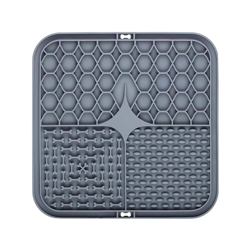 Tapis de léchage chien congelé