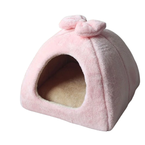Panier chiot rose