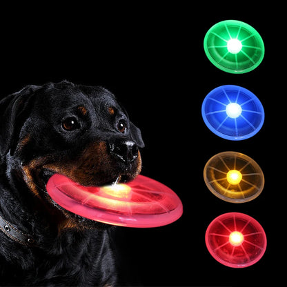 Frisbee lumineux chien