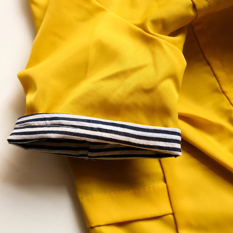 Manteau chien jaune