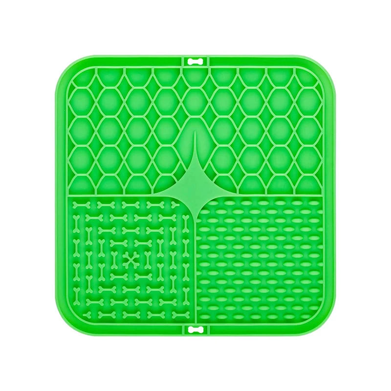 Tapis de léchage chien congelé