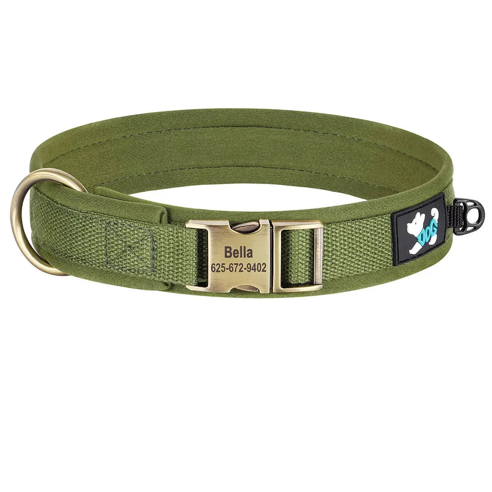 Collier chien personnalisé nom