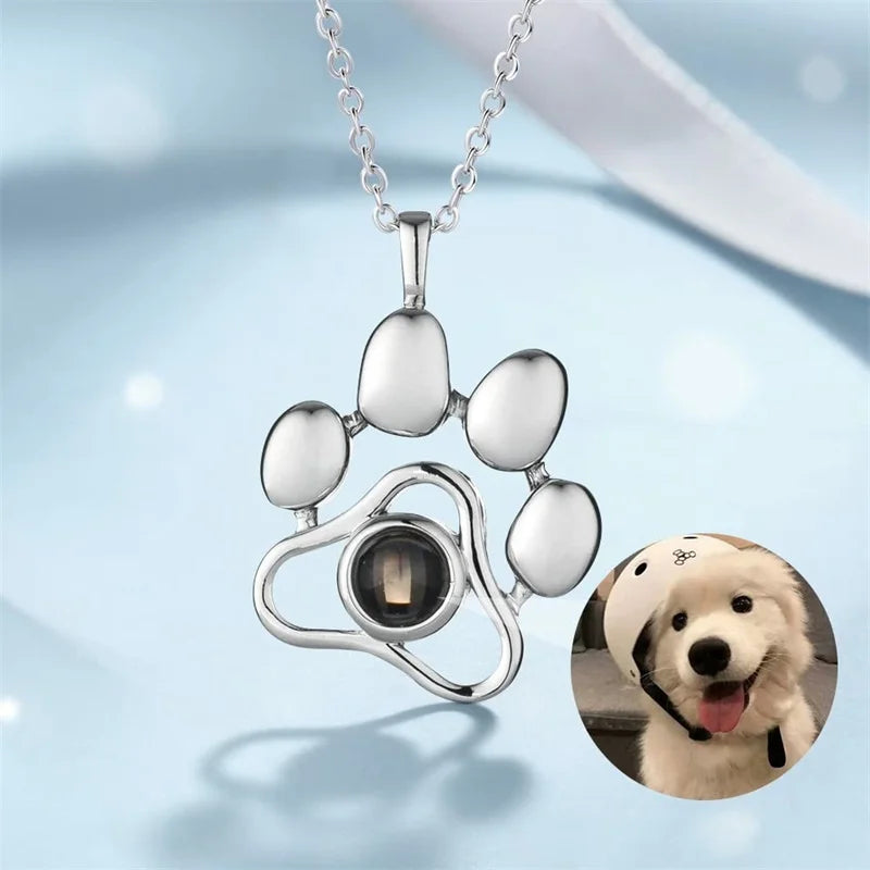 Collier patte de chien personnalisé