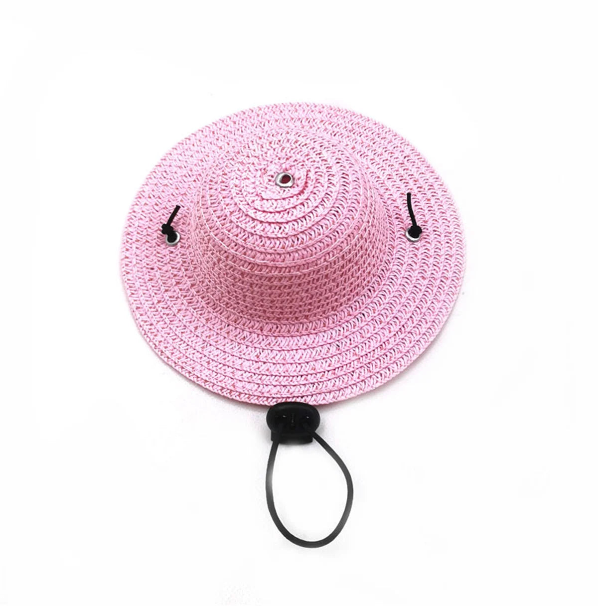Chapeau de paille pour chien
