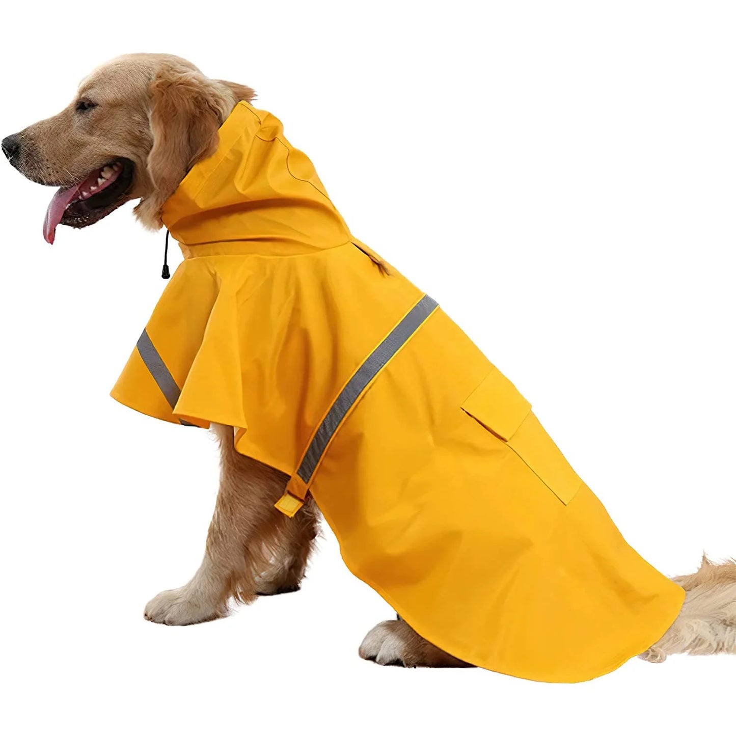 Imperméable pour chien jaune