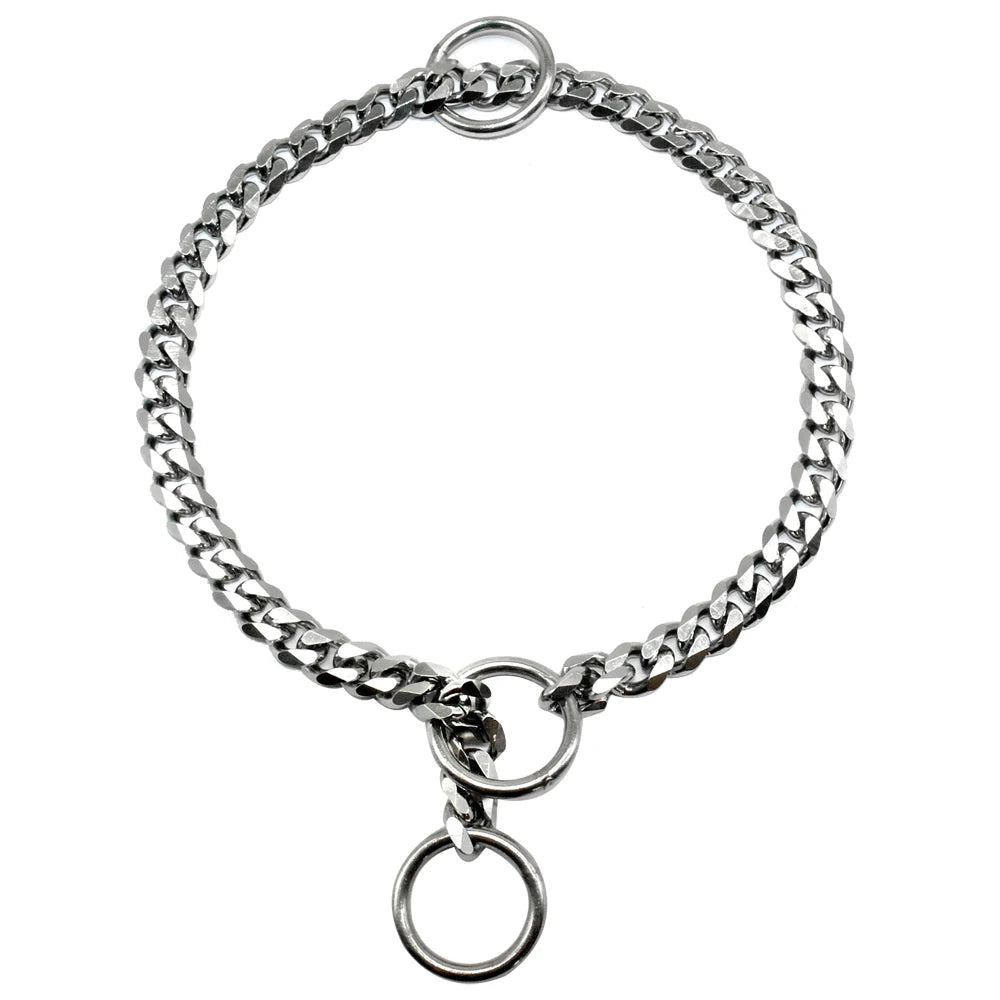 Collier semi étrangleur chien