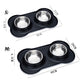 Set gamelle chien sur tapis silicone