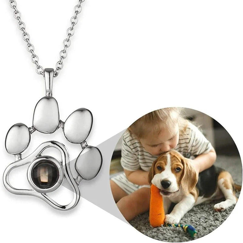 Collier patte de chien personnalisé