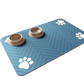Tapis absorbant gamelle chien