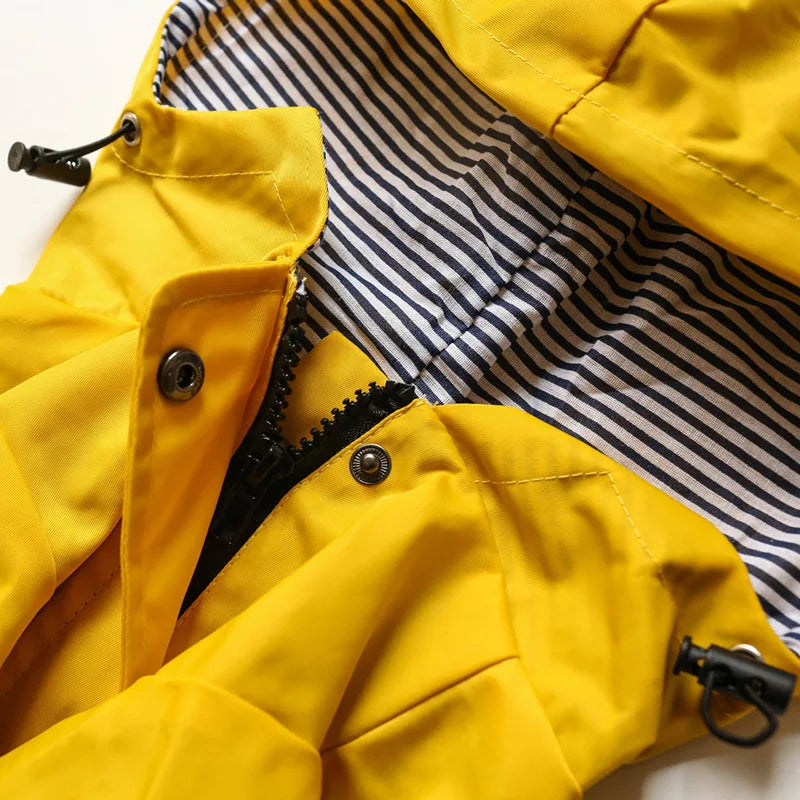 Manteau chien jaune