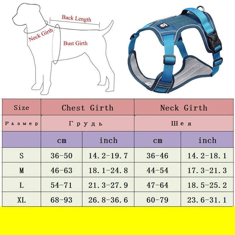 Harnais anti traction chien