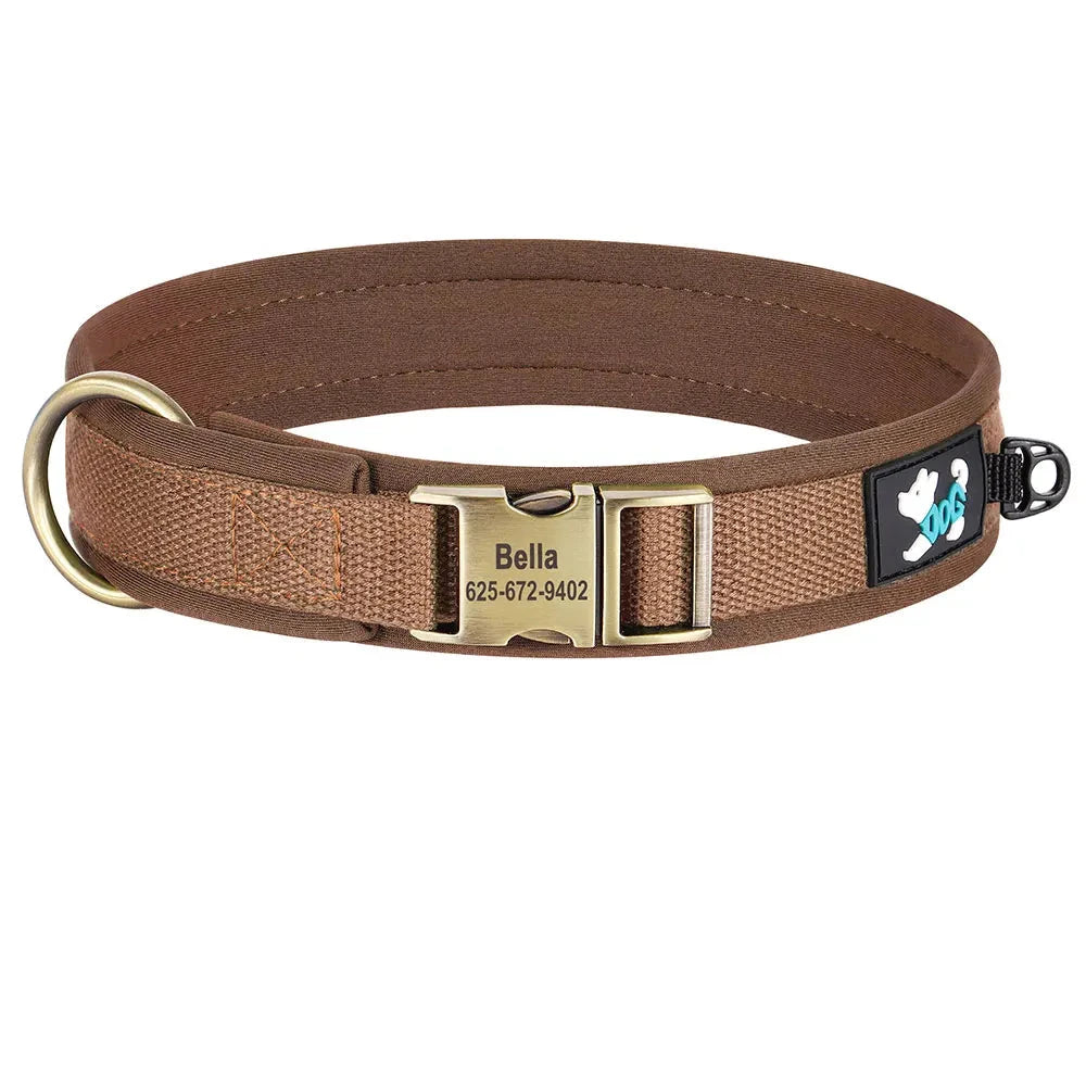 Collier chien personnalisé nom