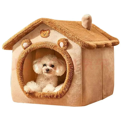 Panier chien avec toit