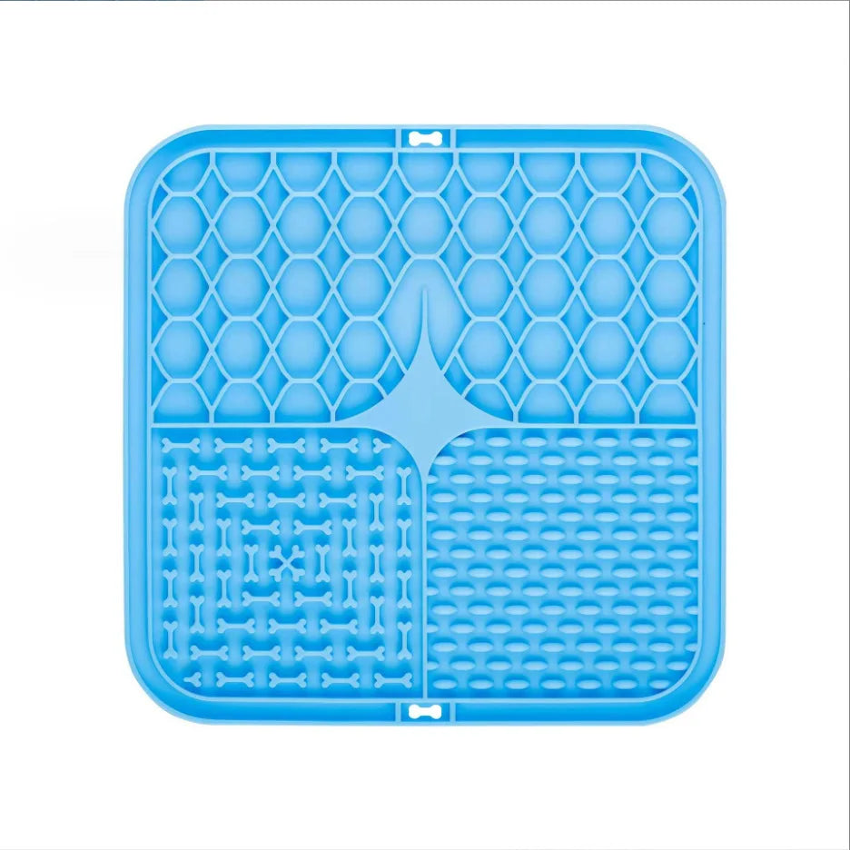 Tapis de léchage chien congelé