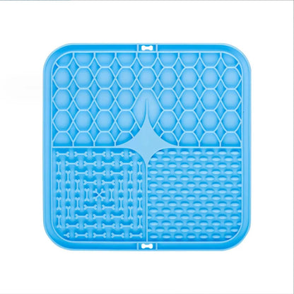 Tapis de léchage chien congelé